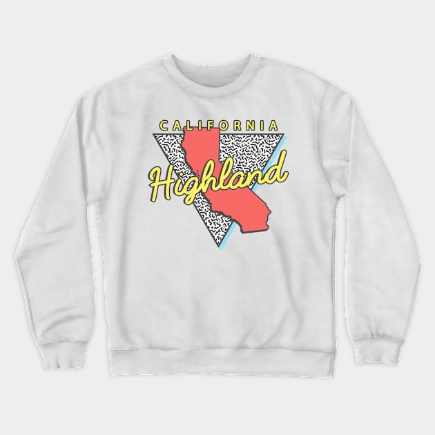 Highland California Triangle Crewneck Sweatshirt by manifest